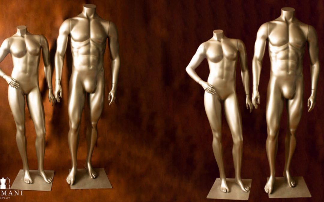 Maniquí hombre y dama ideales para tu negocio
