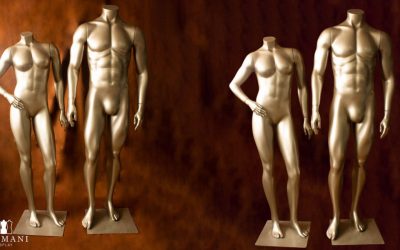 Maniquí hombre y dama: soluciones profesionales para exhibición y confección