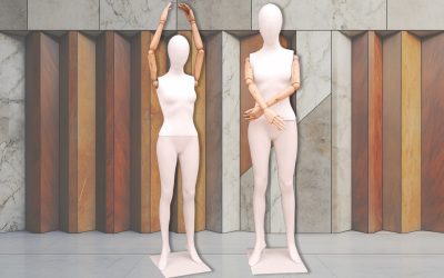 Mantenimiento Maniquíes articulados femeninos para una exhibición impecable